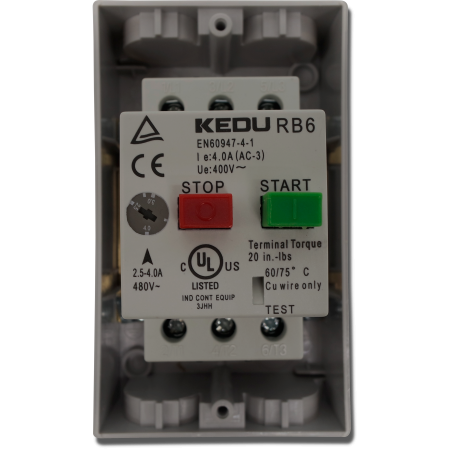 WYŁĄCZNIK SILNIKA TERMICZNY RB6 IP55 2,5-4,0 A